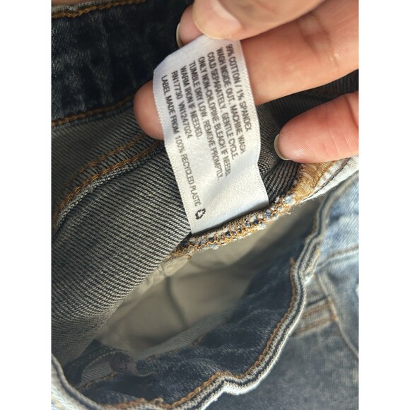 Wild Fable Women’s Size 8 Highest Rise Cut Off Jean Shorts Jorts Side Slits - Picture 11 of 11